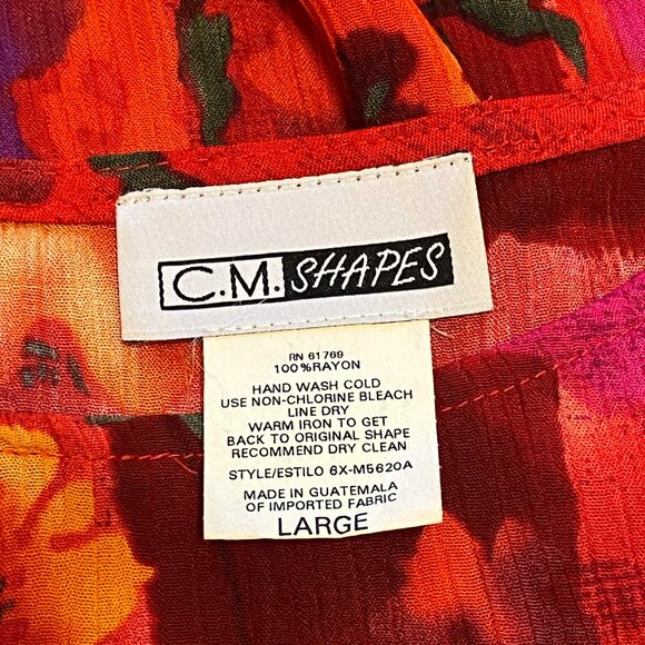 Vintage 80s Sleeveless Red Dress w/Slit, size Lg, and Matching Jacket, Size Med - Picture 4 of 11